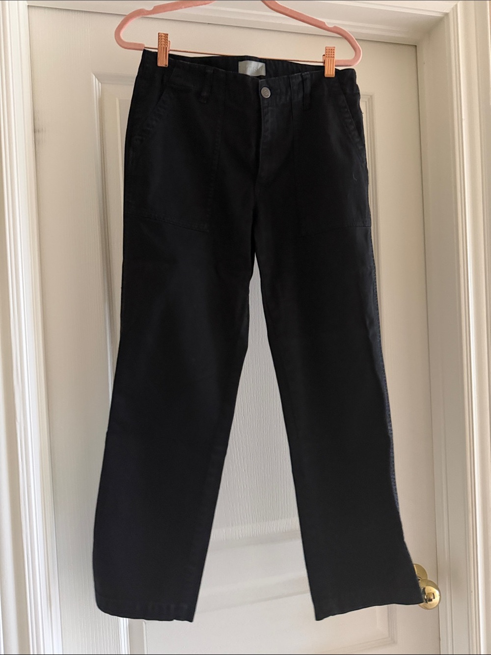 Boyish Black Straight-Leg Women's Pants